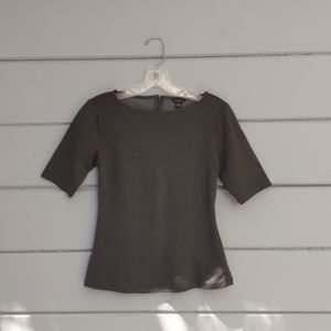 Ann Taylor Charcoal Top
